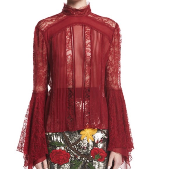 Alice + Olivia
Ivy Handkerchief Lace Top - Picture 4 of 6